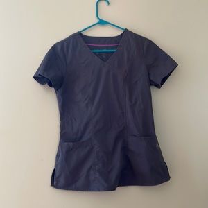Purple label scrub top